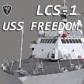 US Navy Littoral Combat Ship LCS-1 USS Freedom MAX